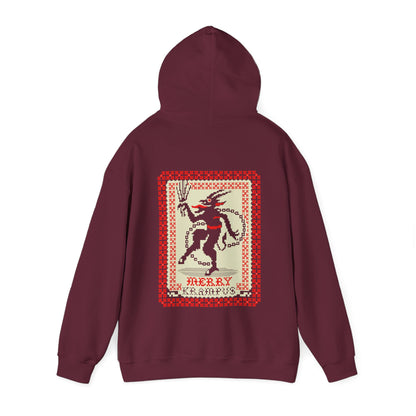 Merry Krampus | Ugly Christmas Sweater | Unisex Hoodie | Horror