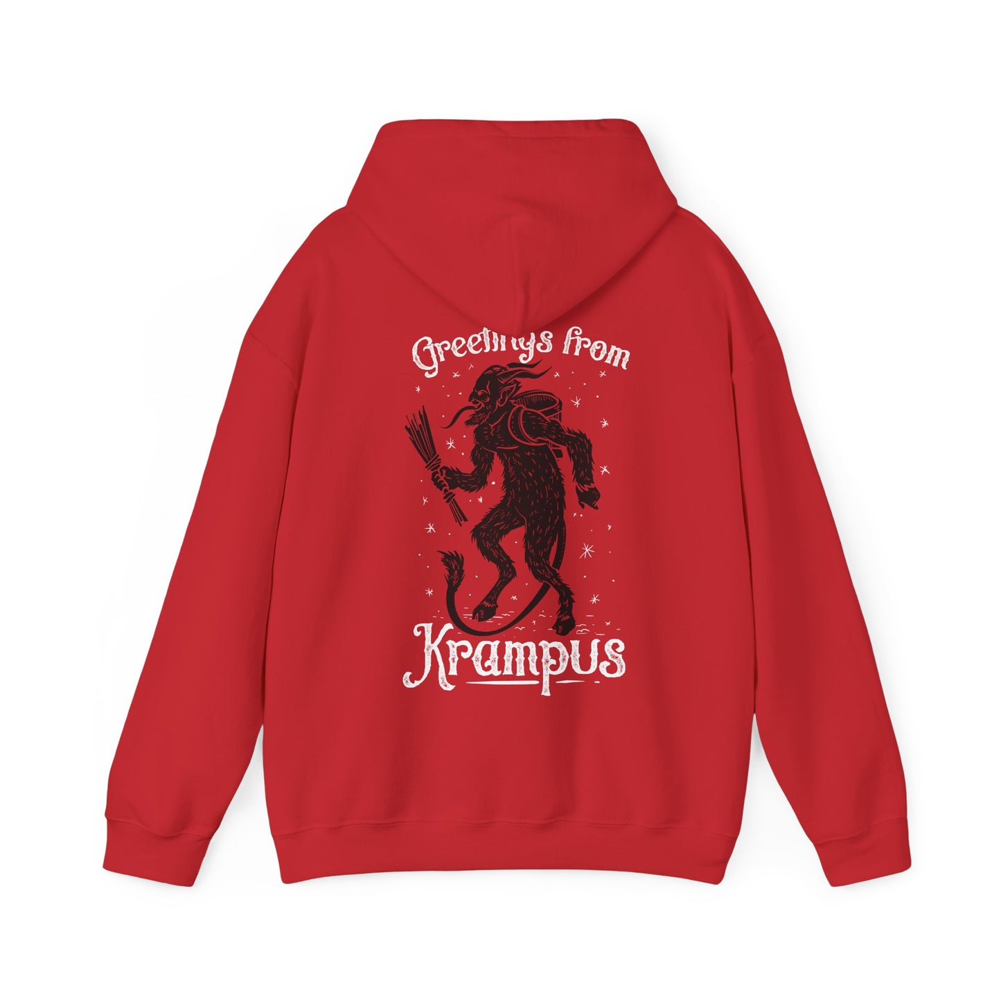 Greetings From Krampus | Ugly Christmas Sweater | Unisex Hoodie | Horror