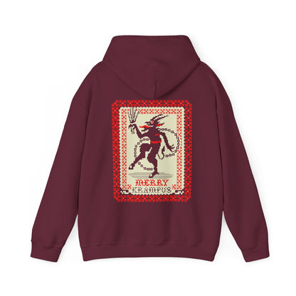 Merry Krampus | Ugly Christmas Sweater | Unisex Hoodie | Horror