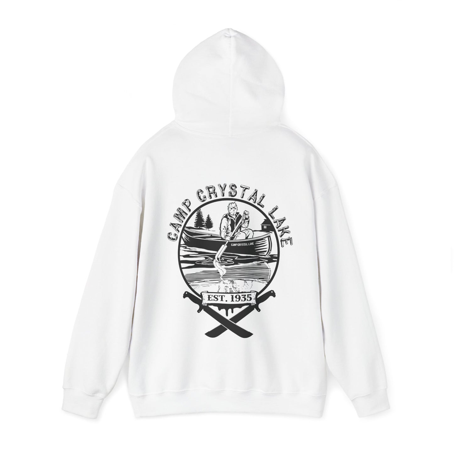 Camp Crystal Lake | Unisex Heavy Blend | Hoodie | Friday 13th | Horror