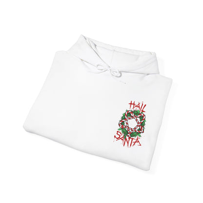 Hail Santa | Unisex | Heavy Blend | Hoodie | Christmas | Pentagram | Horror | Gift