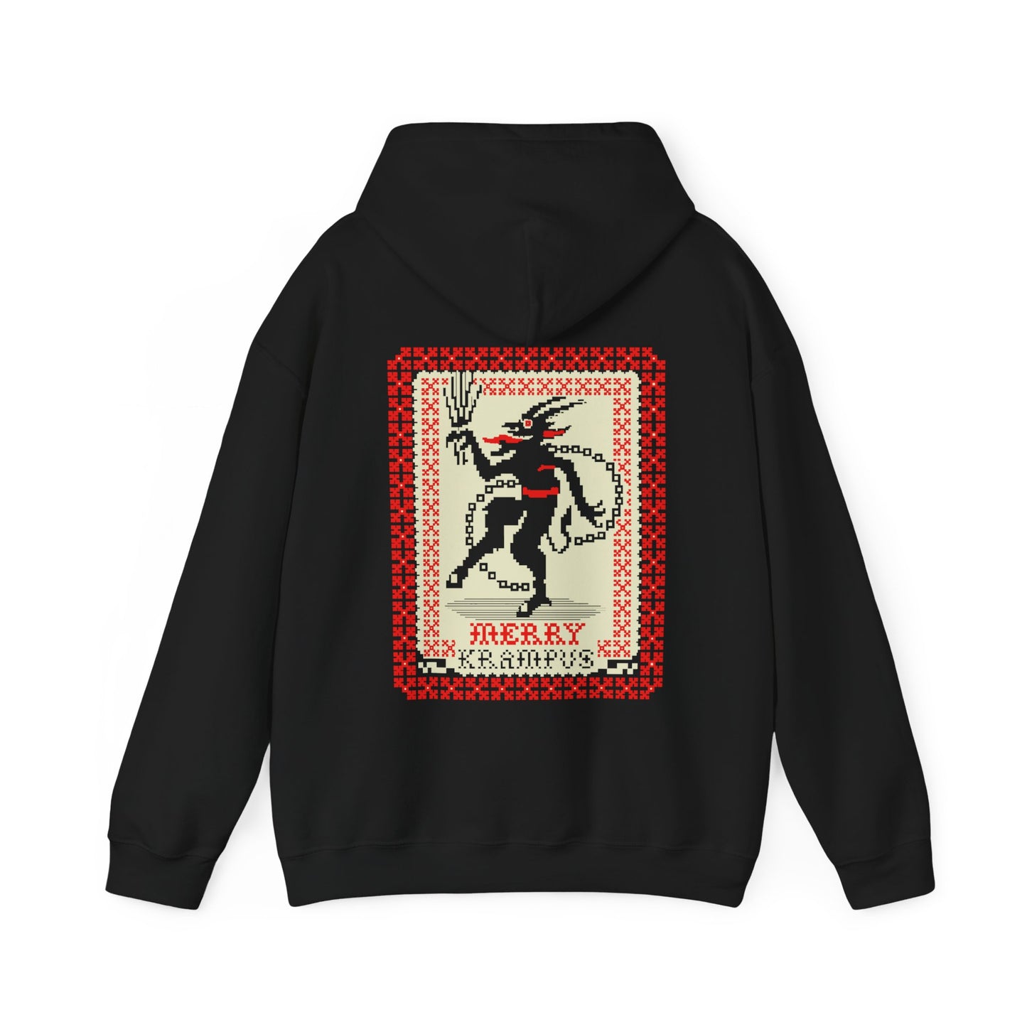 Merry Krampus | Ugly Christmas Sweater | Unisex Hoodie | Horror