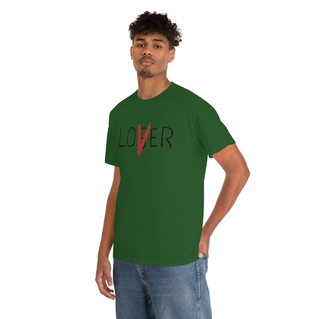 Loser Lover | Unisex | Heavy Cotton | T-Shirt | Horror | Pennywise | Literature | Movie