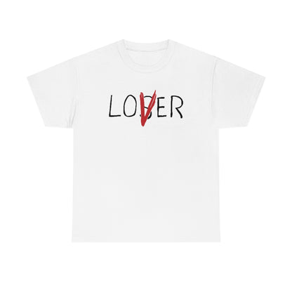 Loser Lover | Unisex | Heavy Cotton | T-Shirt | Horror | Pennywise | Literature | Movie