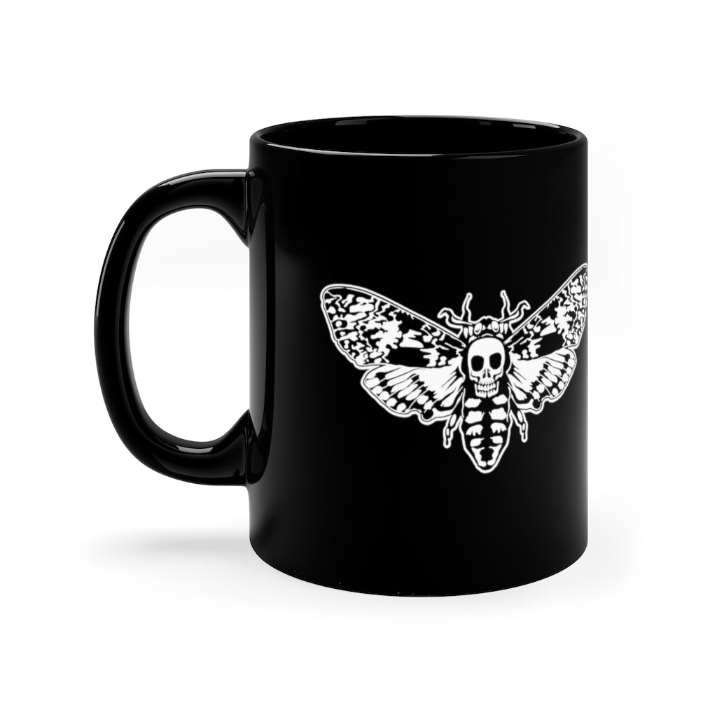 Death's Head Moth | Mug | Ceramic | 11 oz | Skull | Horror | Hannibal | Movie