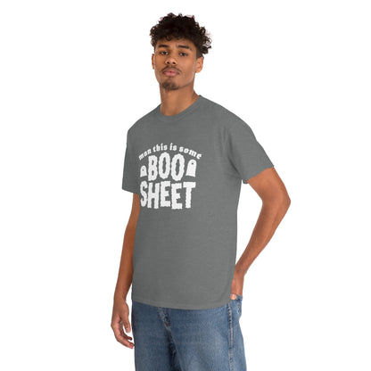 This Is Some Boo Sheet | Unisex | Heavy Cotton | T-Shirt | Funny | Wordplay | Ghost | Halloween