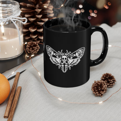 Death's Head Moth | Mug | Ceramic | 11 oz | Skull | Horror | Hannibal | Movie