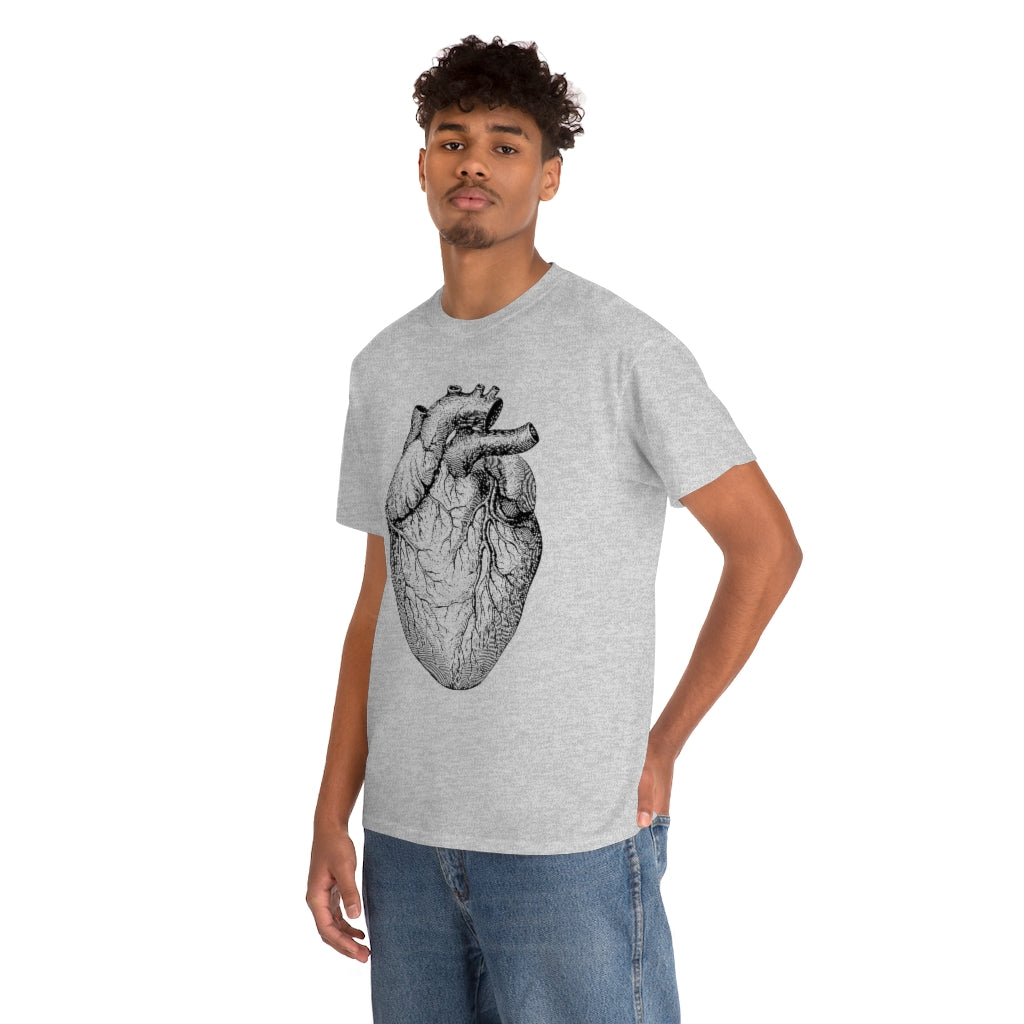 Human Heart | Unisex | Heavy Cotton | T-Shirt | Love | Valentine | Heart | Anatomy | Romance | Love