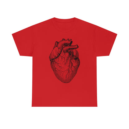 Human Heart | Unisex | Heavy Cotton | T-Shirt | Love | Valentine | Heart | Anatomy | Romance | Love