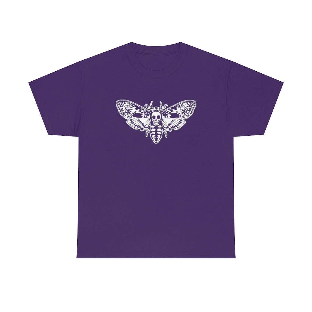 Death's Head Moth | Unisex | Heavy Cotton | T-Shirt | Skull | Horror | Hannibal | Movie