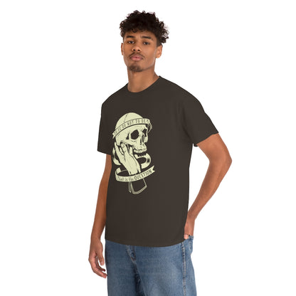 To Be Or Not To Be | Unisex | Heavy Cotton | T-Shirt | Literature | MacBeth | Skull | Drama