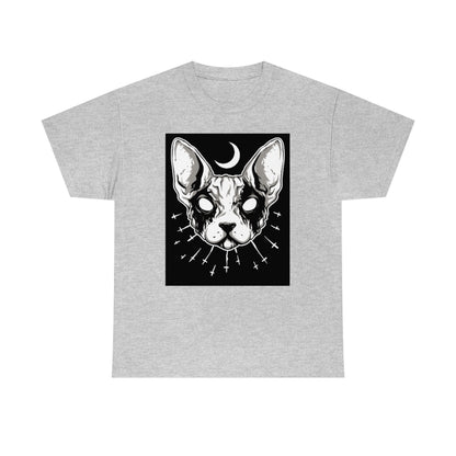 Occult Cat | Unisex | Heavy Cotton | T-Shirt | Halloween | Wiccan | Black Magic | Gothic