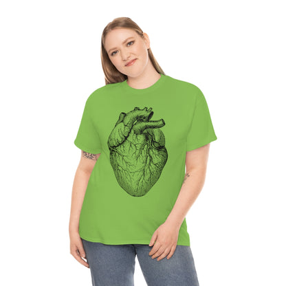 Human Heart | Unisex | Heavy Cotton | T-Shirt | Love | Valentine | Heart | Anatomy | Romance | Love