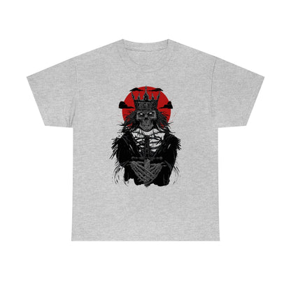 Corpse Skull King | Unisex | Heavy Cotton | T-Shirt | Evil | Scary | Skeleton