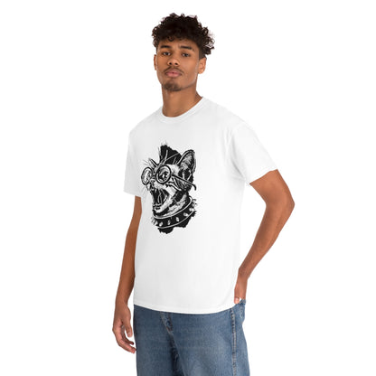 Punk Rock Cat | Unisex | Heavy Cotton | T-Shirt | Punk Music | Cat Lover