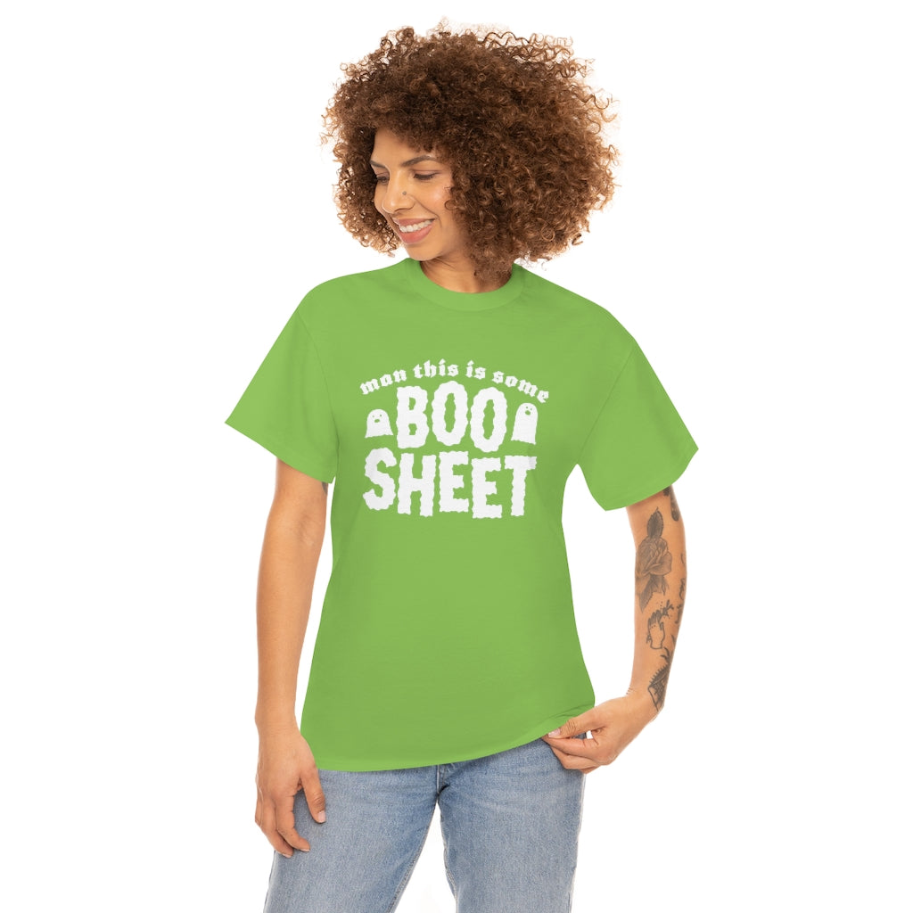 This Is Some Boo Sheet | Unisex | Heavy Cotton | T-Shirt | Funny | Wordplay | Ghost | Halloween