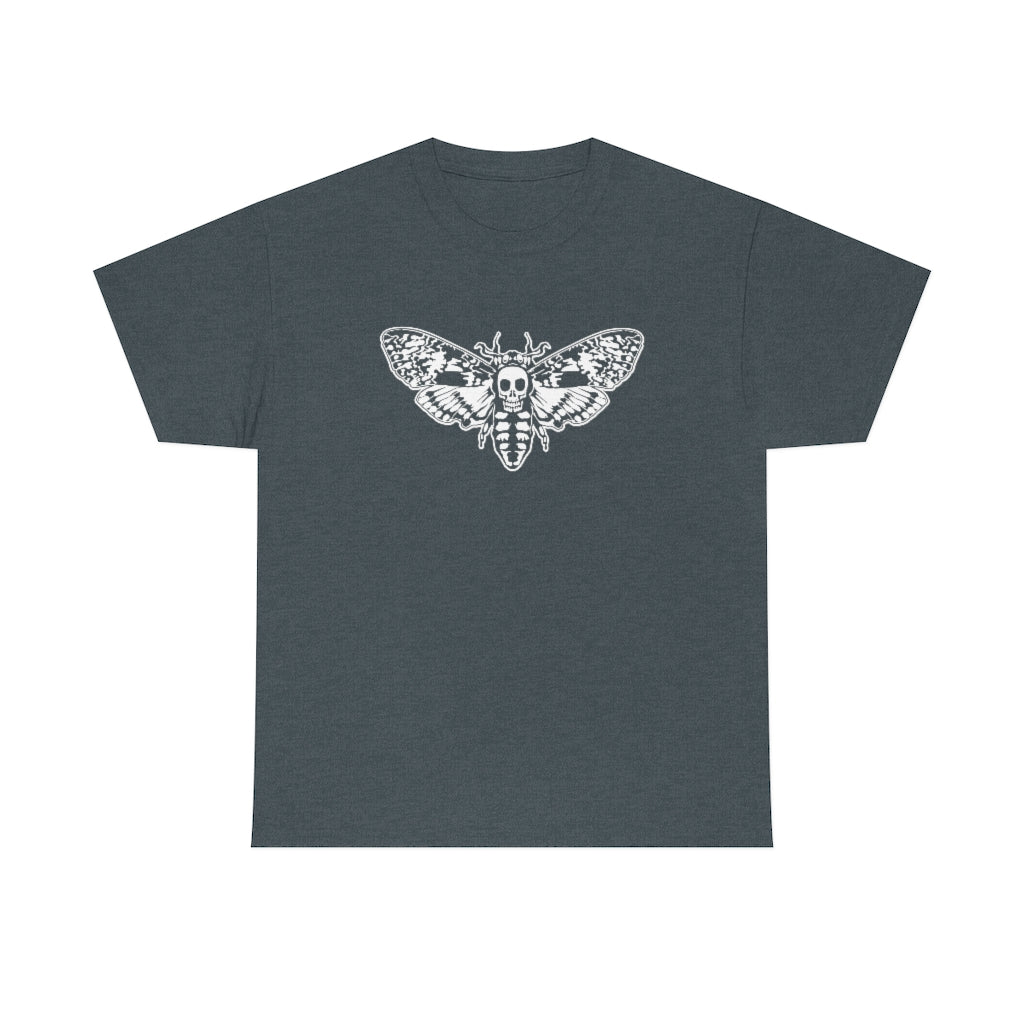 Death's Head Moth | Unisex | Heavy Cotton | T-Shirt | Skull | Horror | Hannibal | Movie