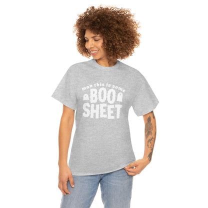 This Is Some Boo Sheet | Unisex | Heavy Cotton | T-Shirt | Funny | Wordplay | Ghost | Halloween