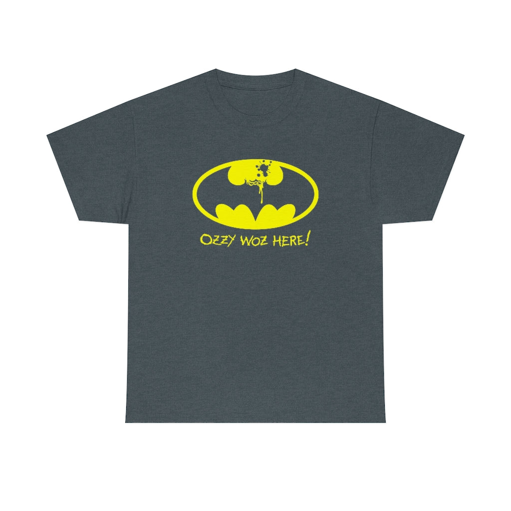 Ozzy Was Here | Unisex | Heavy Cotton | T-Shirt | Music | Superhero | Batman | Prince of Darkness