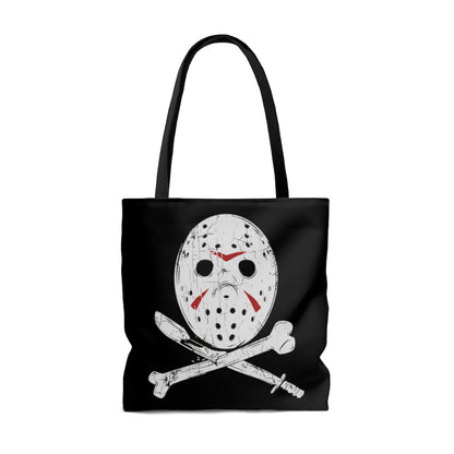 Hockey Mask | Tote Bag | Horror | Friday the 13th | Jason | Halloween | Gift