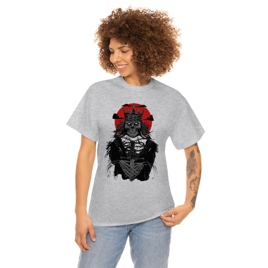 Corpse Skull King | Unisex | Heavy Cotton | T-Shirt | Evil | Scary | Skeleton