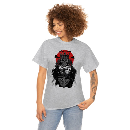 Corpse Skull King | Unisex | Heavy Cotton | T-Shirt | Evil | Scary | Skeleton