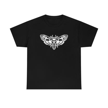 Death's Head Moth | Unisex | Heavy Cotton | T-Shirt | Skull | Horror | Hannibal | Movie