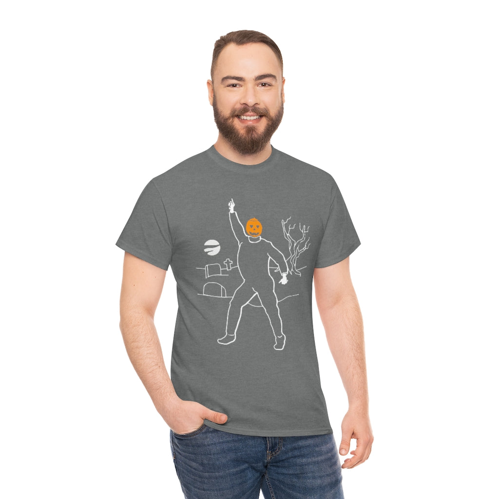 Pumpkin Night Fever | Unisex | Heavy Cotton | T-Shirt | Michael Myers | Funny | Halloween | Disco