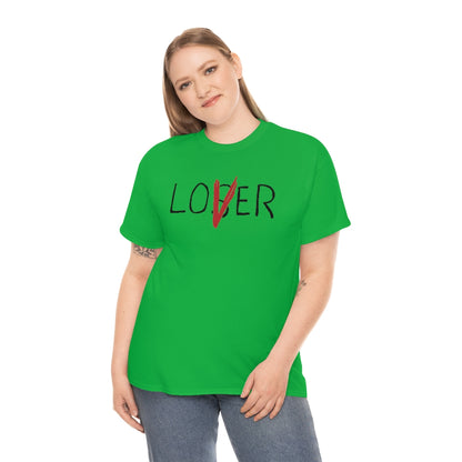 Loser Lover | Unisex | Heavy Cotton | T-Shirt | Horror | Pennywise | Literature | Movie