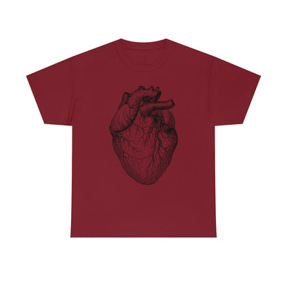 Human Heart | Unisex | Heavy Cotton | T-Shirt | Love | Valentine | Heart | Anatomy | Romance | Love