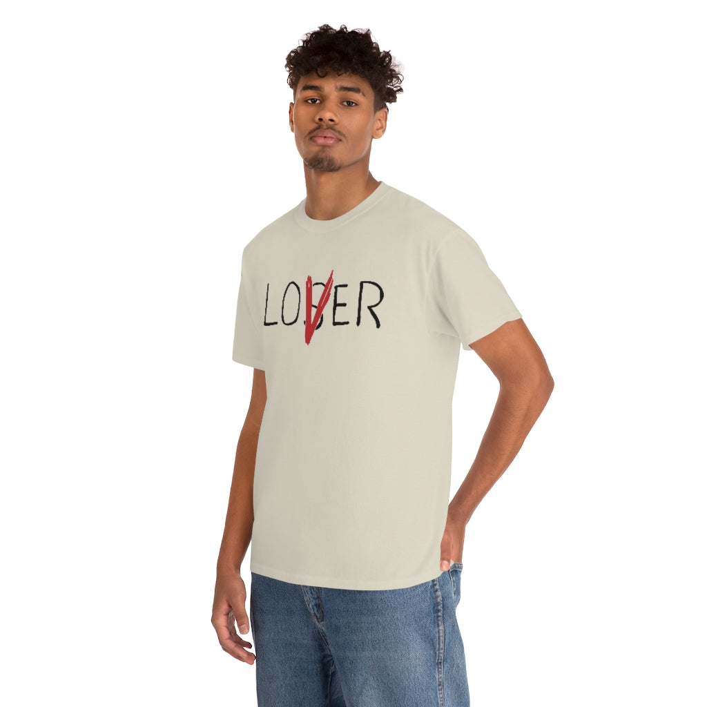 Loser Lover | Unisex | Heavy Cotton | T-Shirt | Horror | Pennywise | Literature | Movie