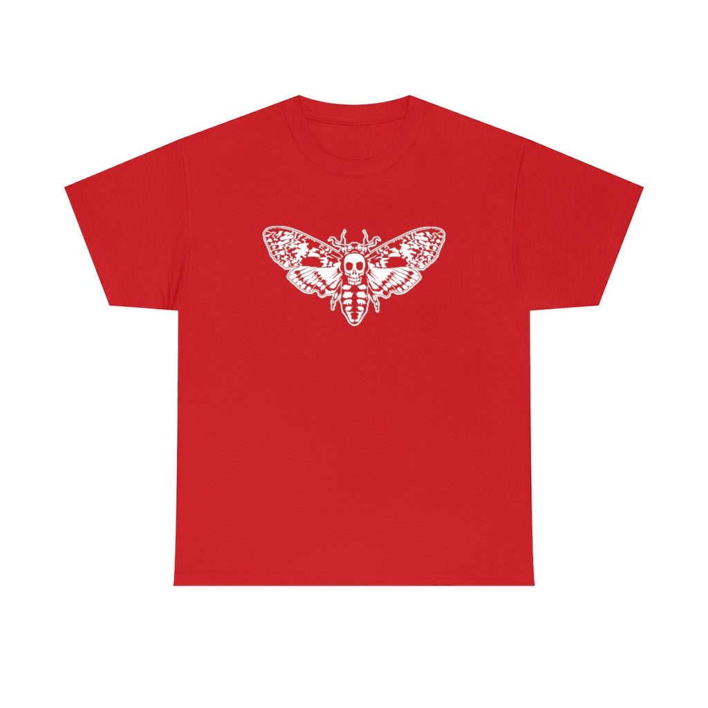 Death's Head Moth | Unisex | Heavy Cotton | T-Shirt | Skull | Horror | Hannibal | Movie