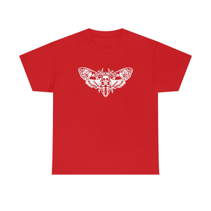 Death's Head Moth | Unisex | Heavy Cotton | T-Shirt | Skull | Horror | Hannibal | Movie