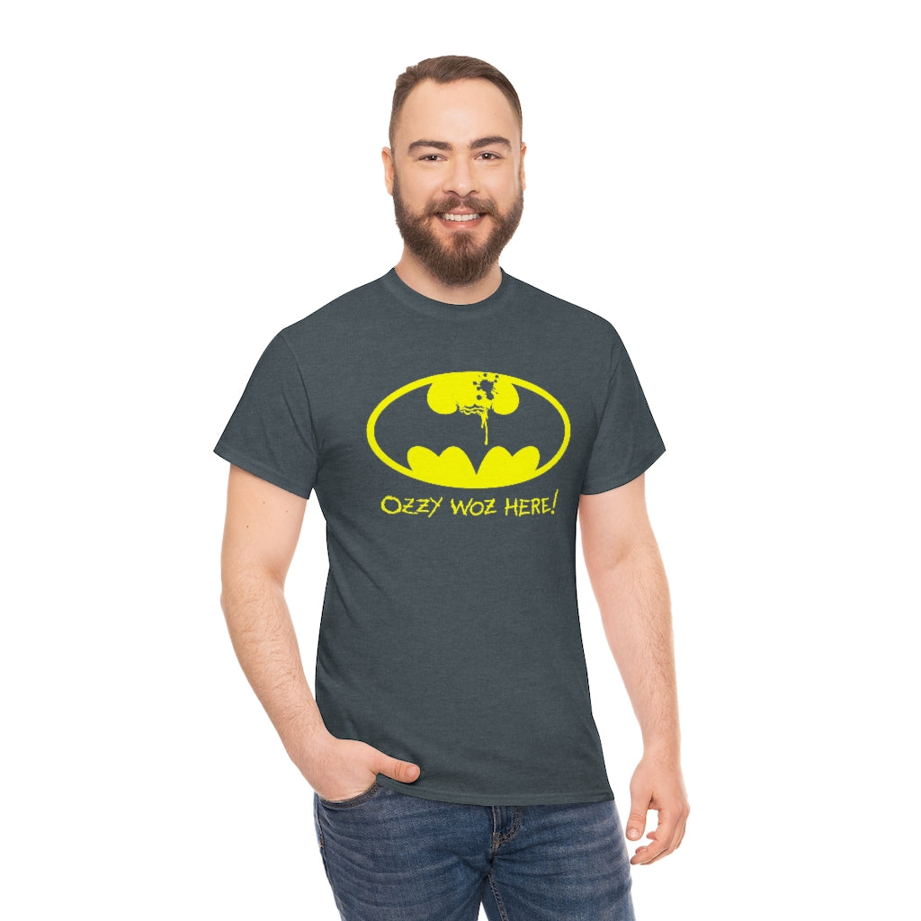 Ozzy Was Here | Unisex | Heavy Cotton | T-Shirt | Music | Superhero | Batman | Prince of Darkness