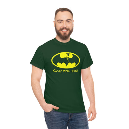 Ozzy Was Here | Unisex | Heavy Cotton | T-Shirt | Music | Superhero | Batman | Prince of Darkness