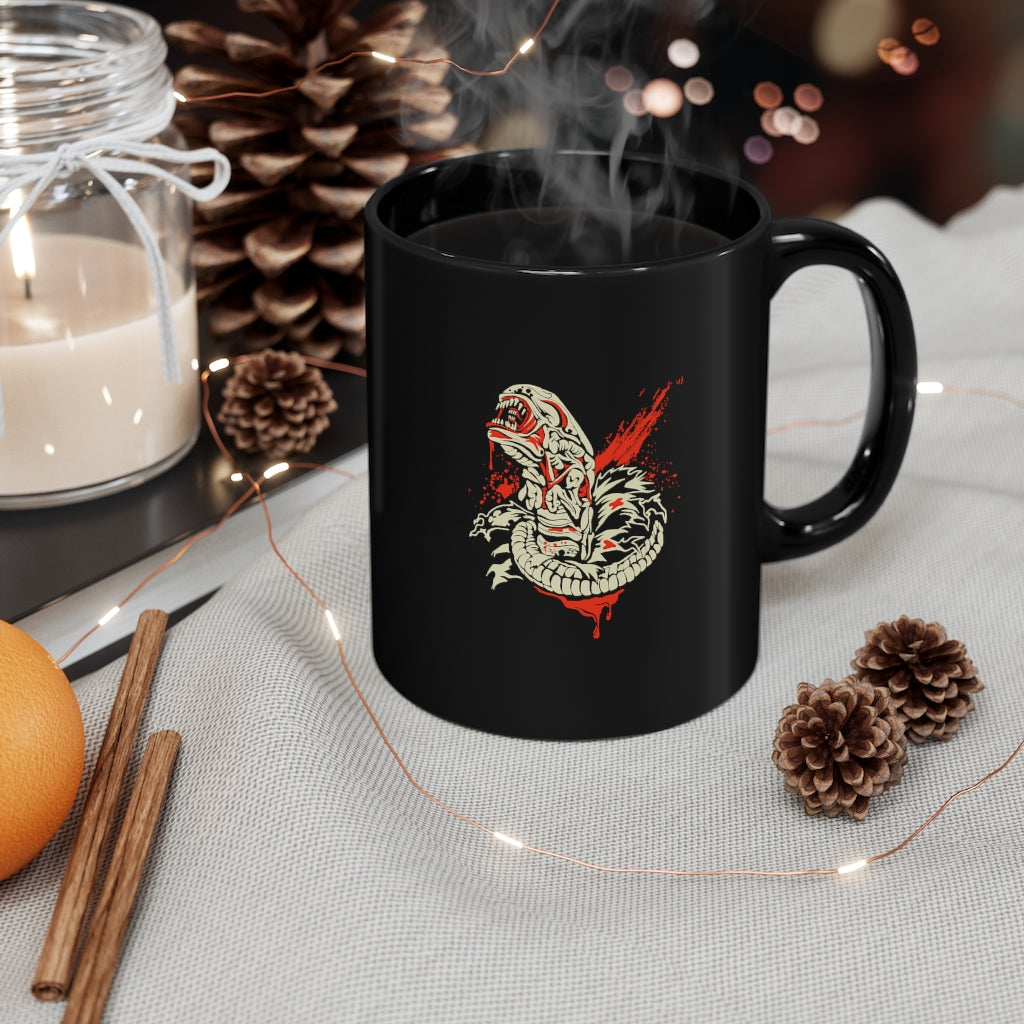 Chest Burstin' Baby Alien | Mug | Ceramic | 11 oz | Xenomorph | Horror Movie | Sci fi