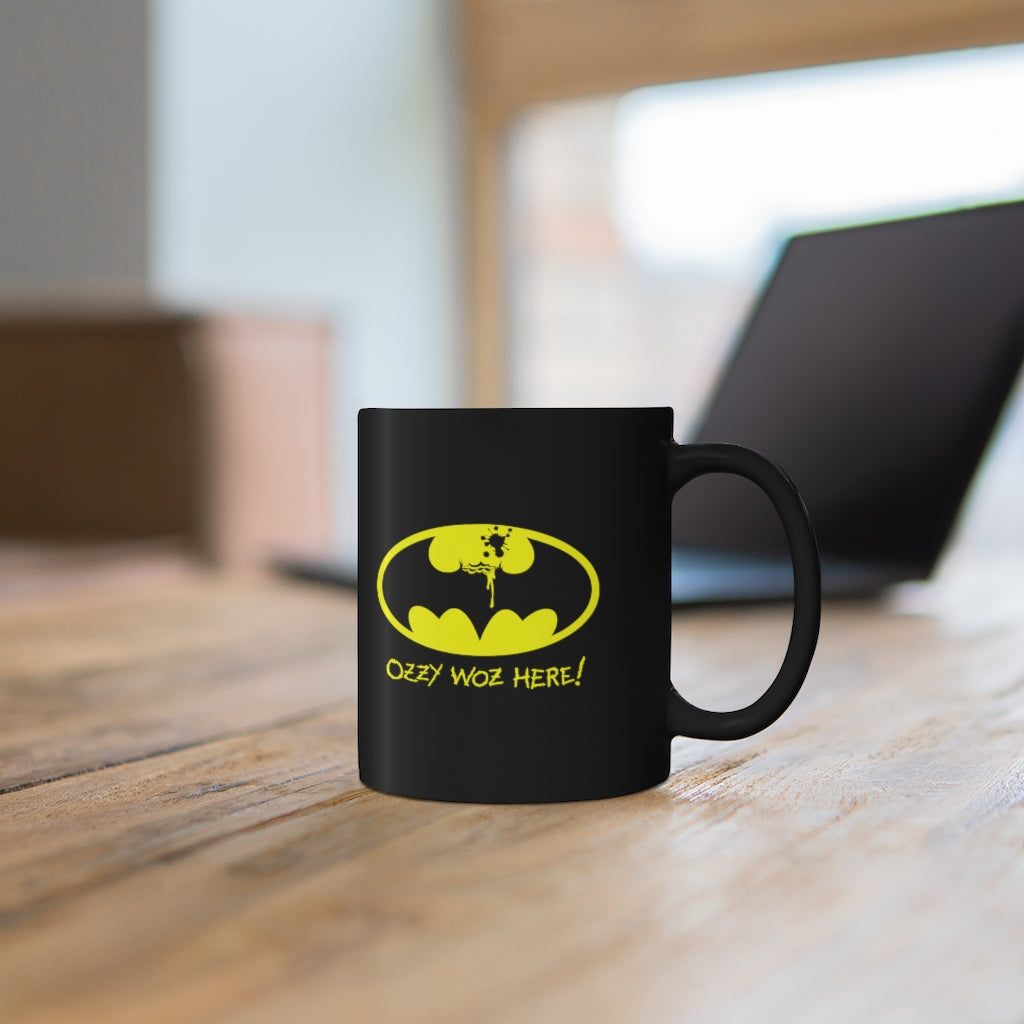 Ozzy Was Here | Mug | 11 oz | Ceramic | Music | Superhero | Batman | Funny | Prince of Darkness | Gift