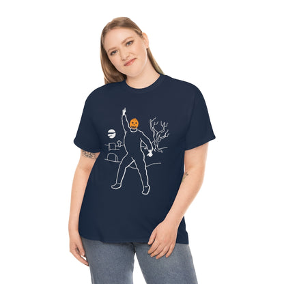 Pumpkin Night Fever | Unisex | Heavy Cotton | T-Shirt | Michael Myers | Funny | Halloween | Disco