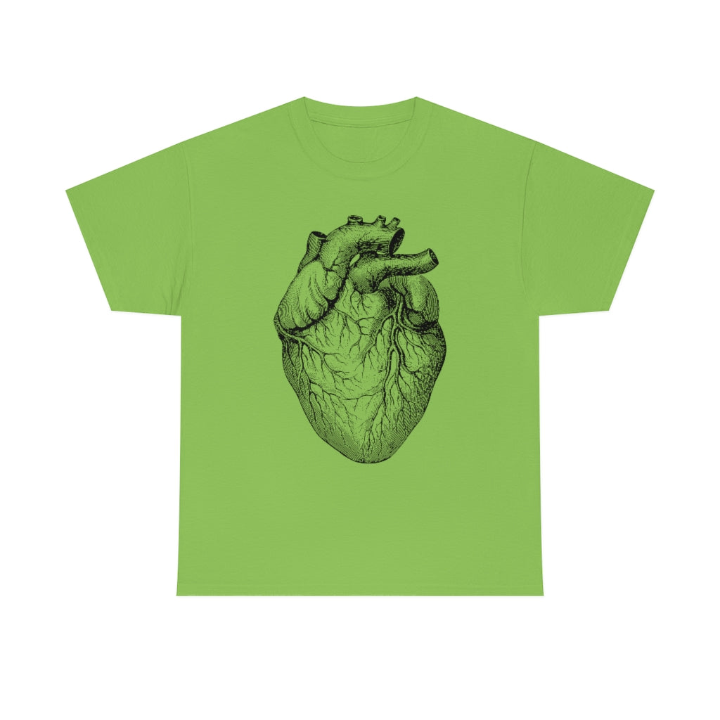 Human Heart | Unisex | Heavy Cotton | T-Shirt | Love | Valentine | Heart | Anatomy | Romance | Love