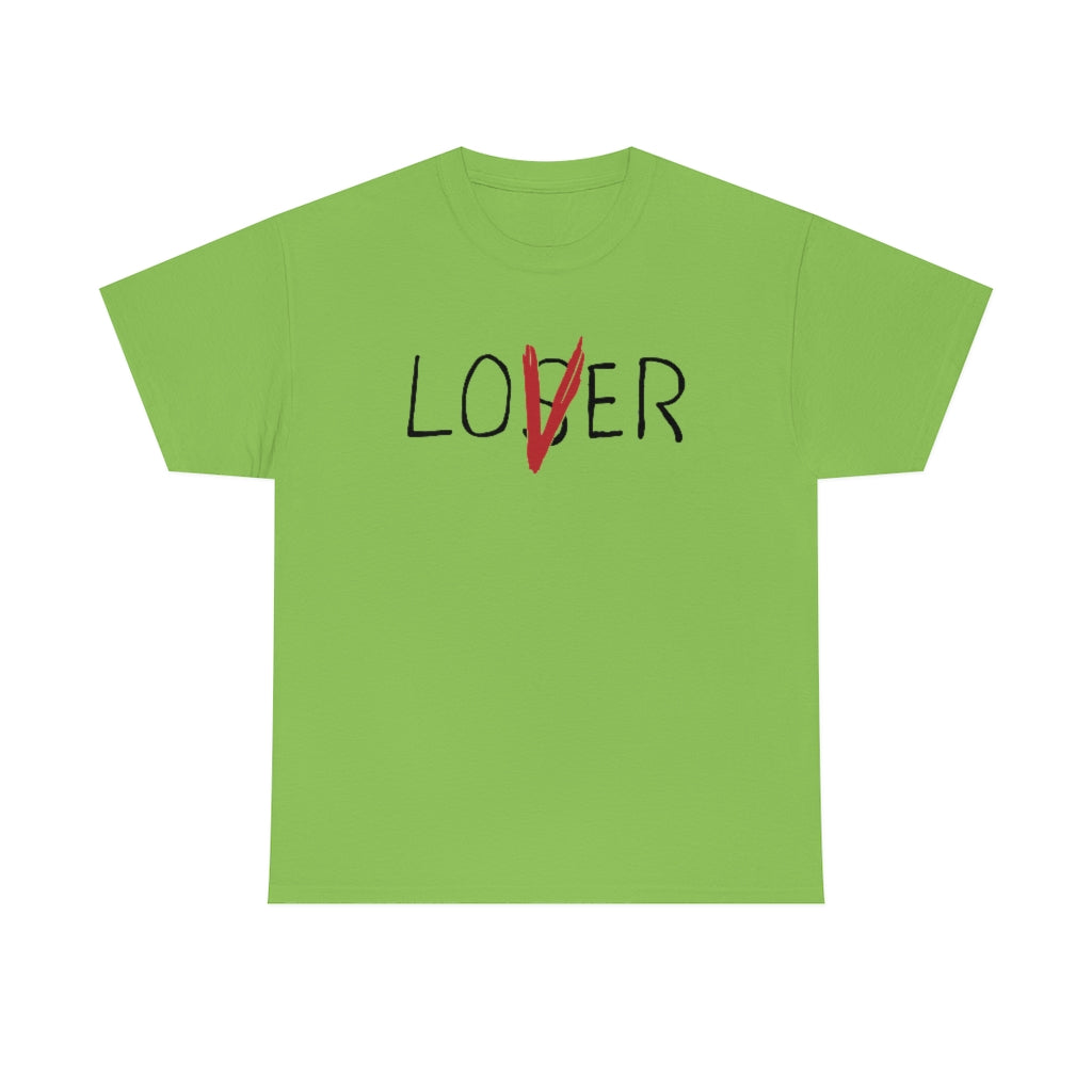 Loser Lover | Unisex | Heavy Cotton | T-Shirt | Horror | Pennywise | Literature | Movie