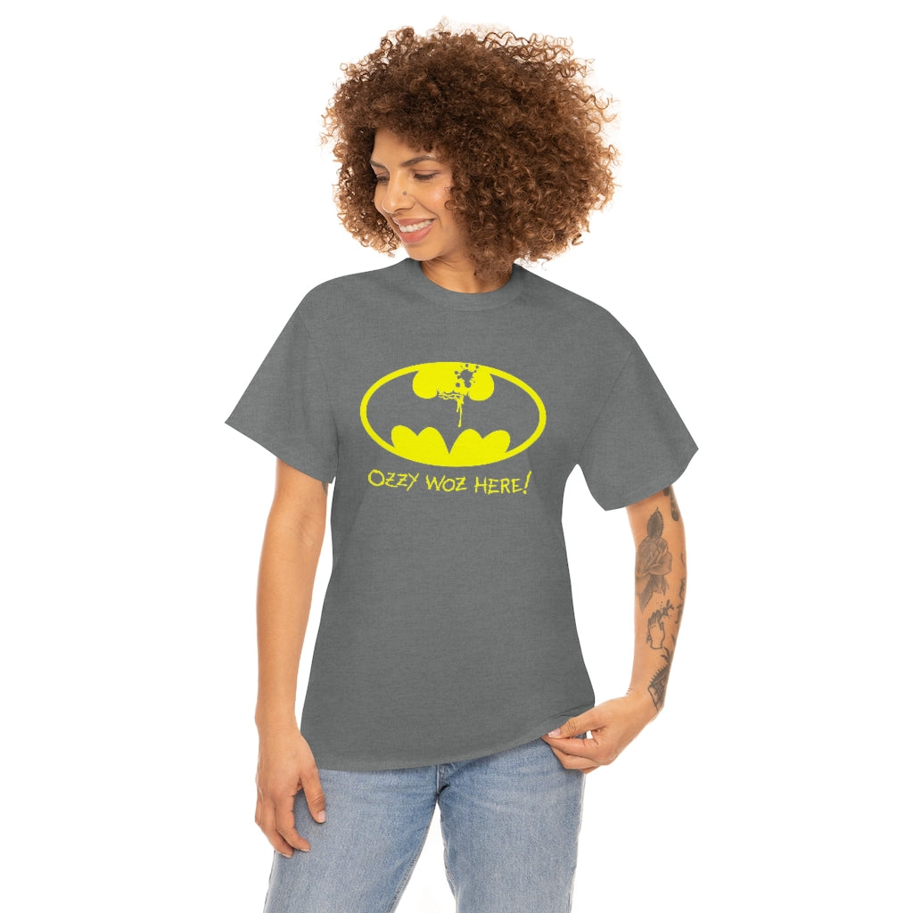 Ozzy Was Here | Unisex | Heavy Cotton | T-Shirt | Music | Superhero | Batman | Prince of Darkness