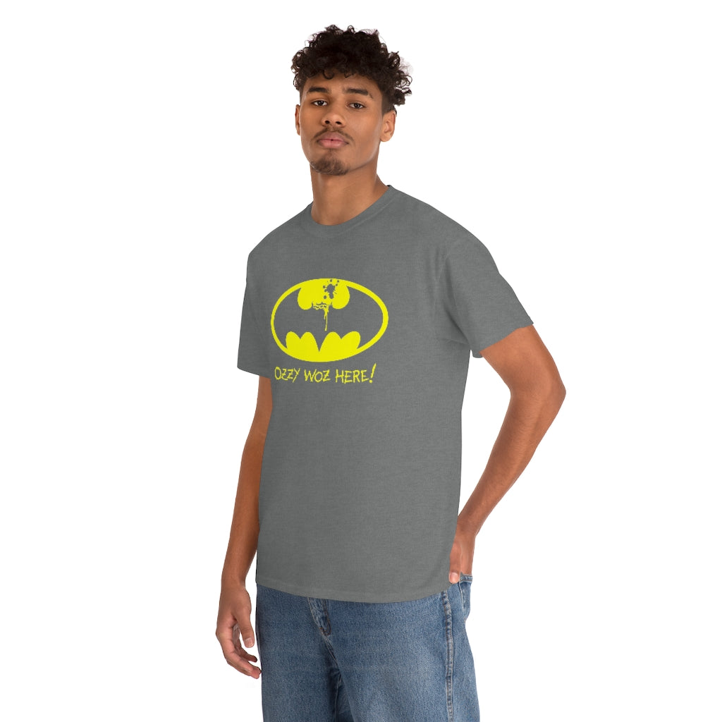 Ozzy Was Here | Unisex | Heavy Cotton | T-Shirt | Music | Superhero | Batman | Prince of Darkness