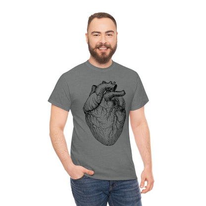 Human Heart | Unisex | Heavy Cotton | T-Shirt | Love | Valentine | Heart | Anatomy | Romance | Love