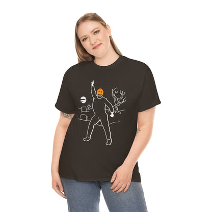 Pumpkin Night Fever | Unisex | Heavy Cotton | T-Shirt | Michael Myers | Funny | Halloween | Disco