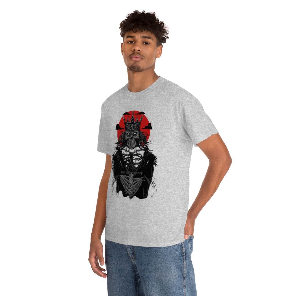 Corpse Skull King | Unisex | Heavy Cotton | T-Shirt | Evil | Scary | Skeleton