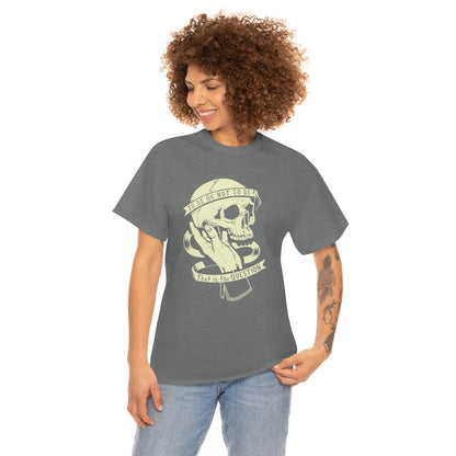 To Be Or Not To Be | Unisex | Heavy Cotton | T-Shirt | Literature | MacBeth | Skull | Drama