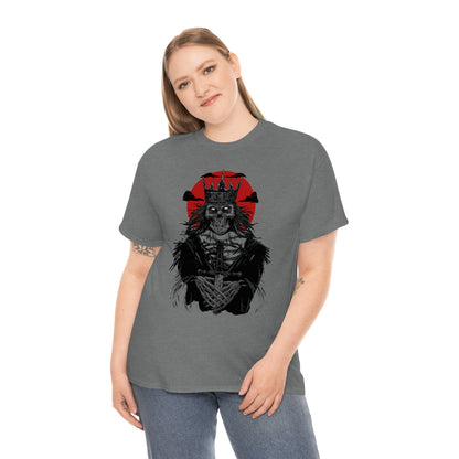 Corpse Skull King | Unisex | Heavy Cotton | T-Shirt | Evil | Scary | Skeleton