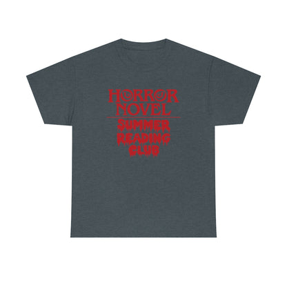 Horror Novel Summer Reading Club | Unisex | Heavy Cotton | T-Shirt | Book Worm | Horror Fan