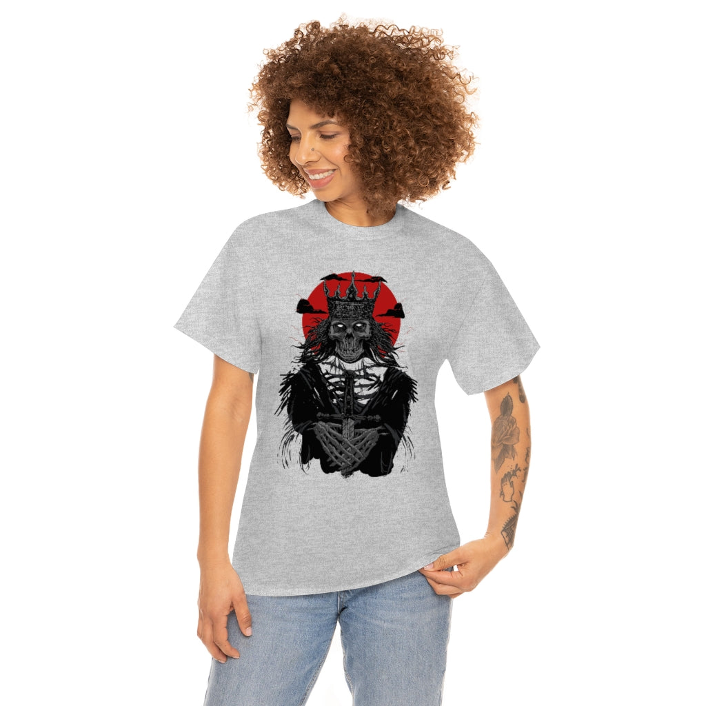 Corpse Skull King | Unisex | Heavy Cotton | T-Shirt | Evil | Scary | Skeleton