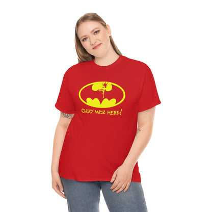 Ozzy Was Here | Unisex | Heavy Cotton | T-Shirt | Music | Superhero | Batman | Prince of Darkness